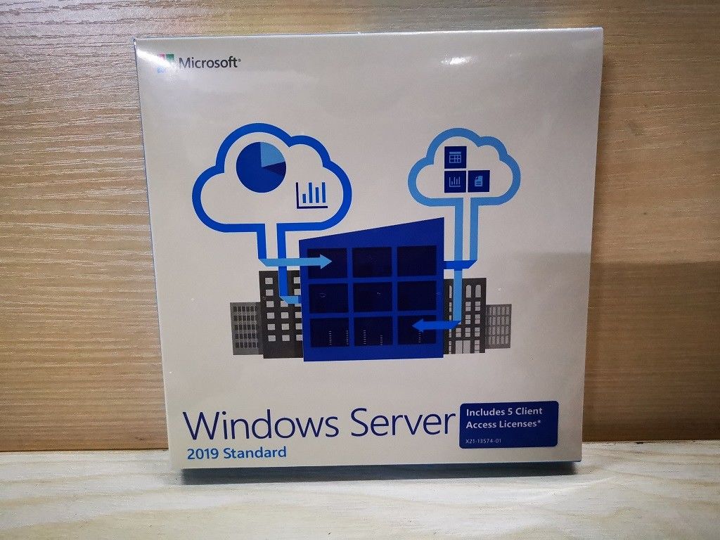 Gói máy chủ bán lẻ tiêu chuẩn Windows Server 2019 Phiên bản đầy đủ Mã khóa